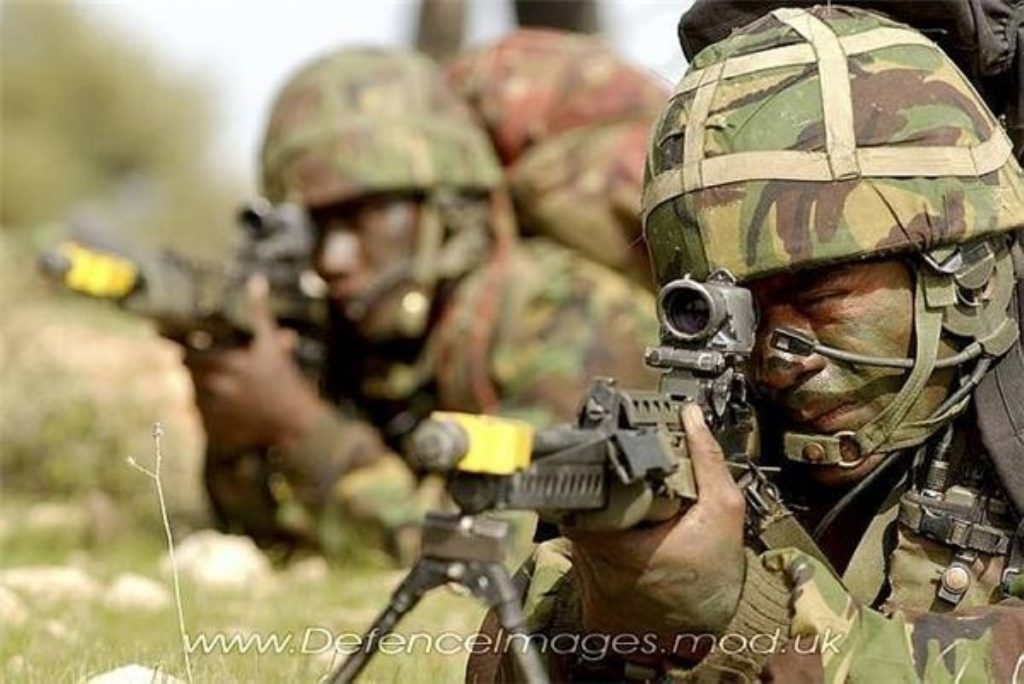 Army recruitment rises by 9.2 per cent but annual target is missed