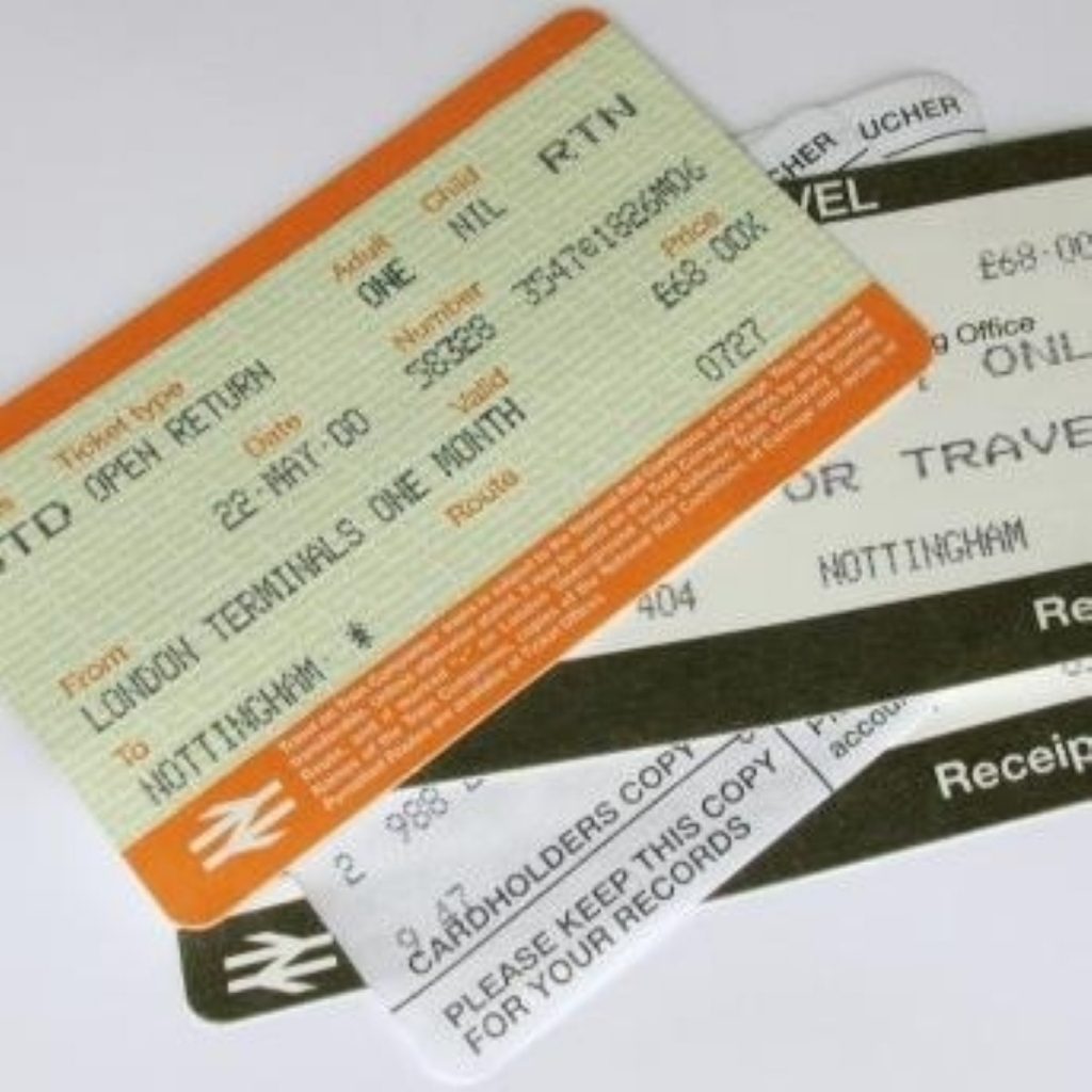 Anger at Department for Transport as rail fares rise