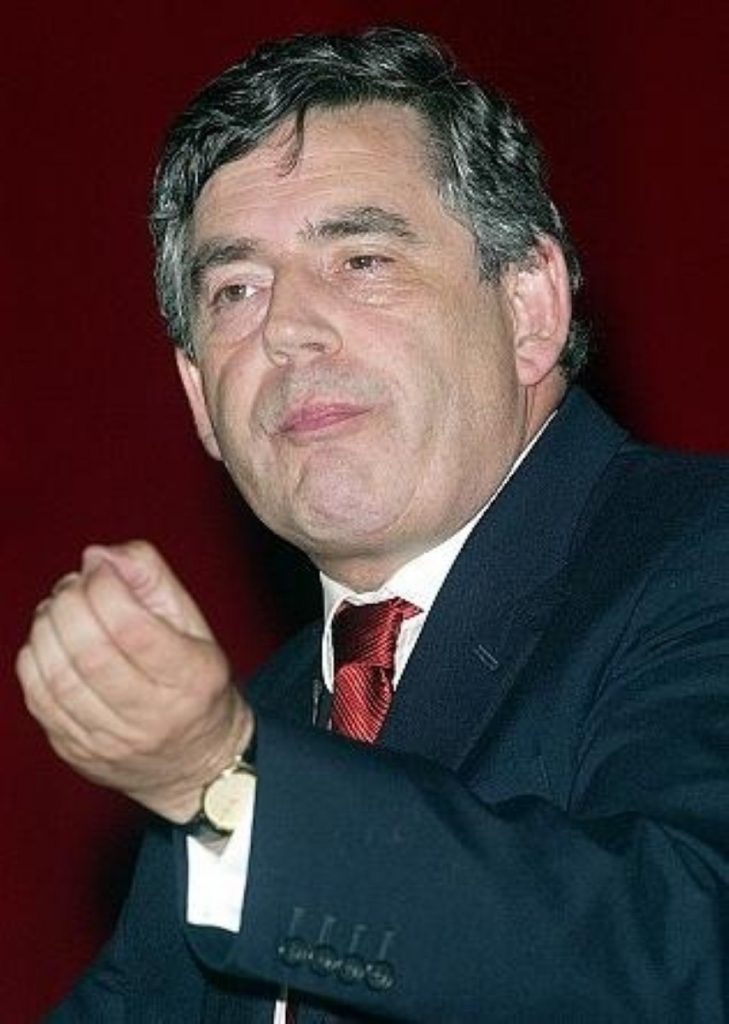 Gordon Brown is meeting UK troops in Basra