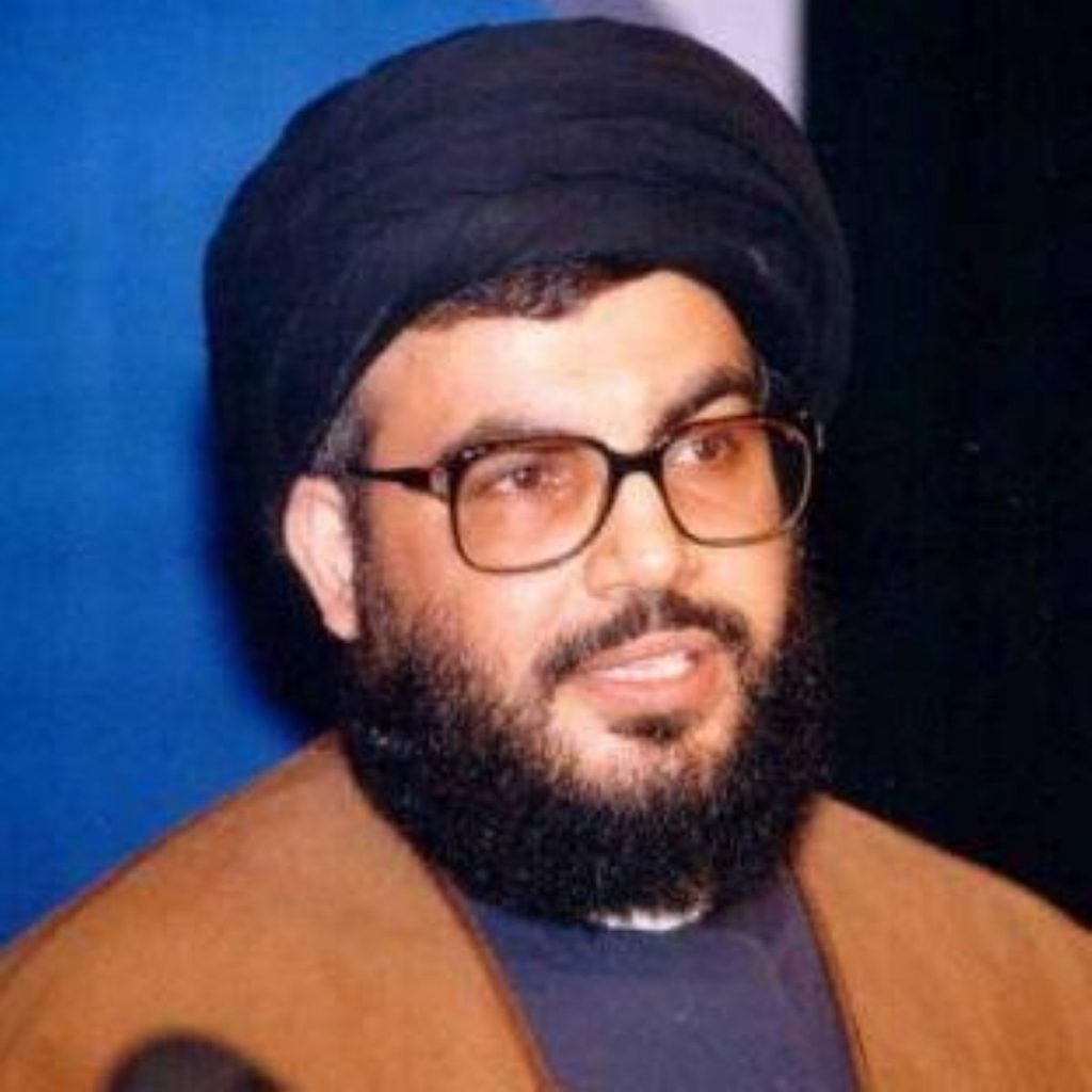 Hizbulklah's leader: Hassan Nasrallah