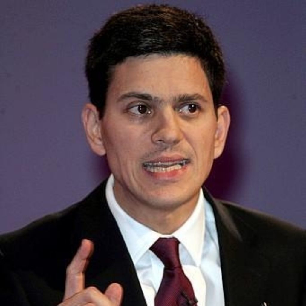 David Miliband seeks domestic policy improvement
