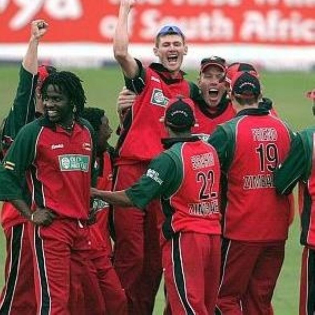 Zimbabwe's cricketers banned by UK government