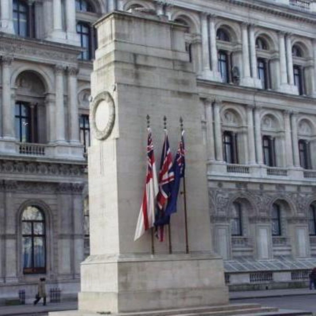 The Cenotaph was the scene of the naming of the dead ceremony