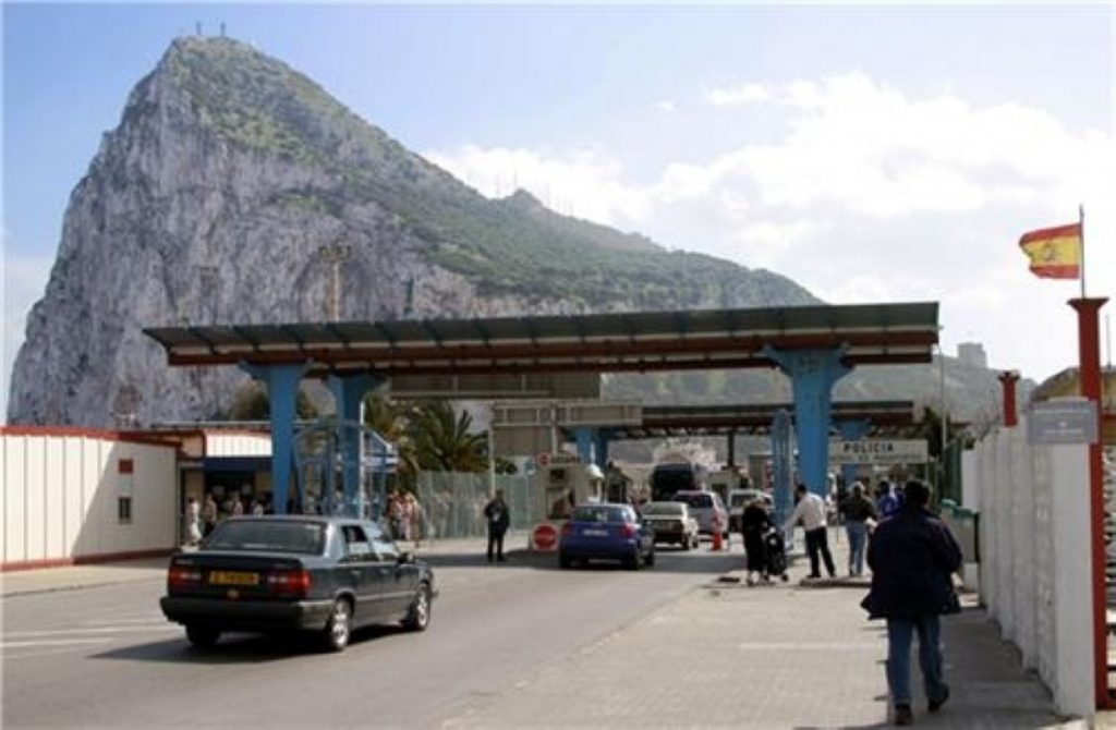 Customs at Gibraltar, which the Spanish government wants back