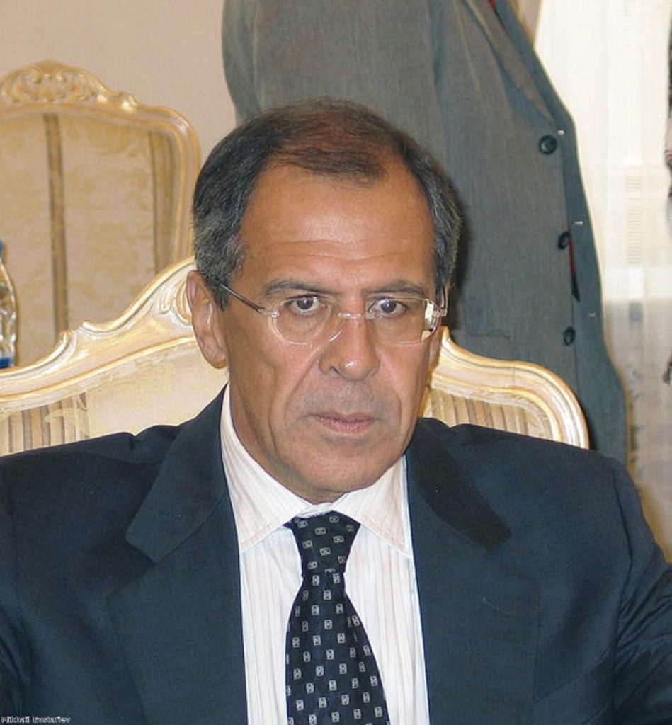 Russian foreign minister Sergei Lavrov