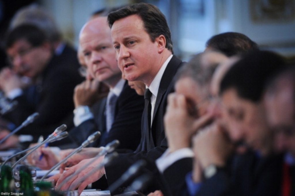 David Cameron's leadership in the war against Gaddafi paid off this week