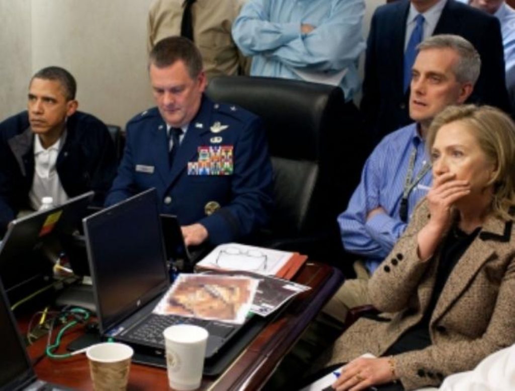 Tension in the White House as leaders watch the Osama bin Laden killing live