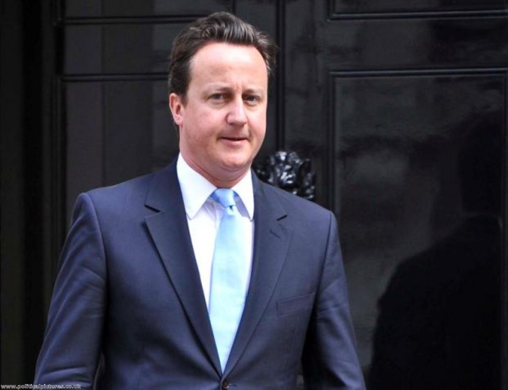 Cameron is widely acknowledged not to have had a 'good crisis'. www.politicalpictures.co.uk