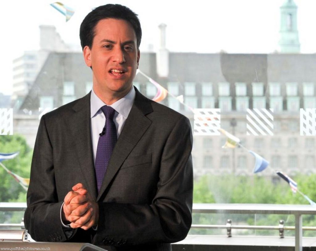 Miliband: Staking out his territory