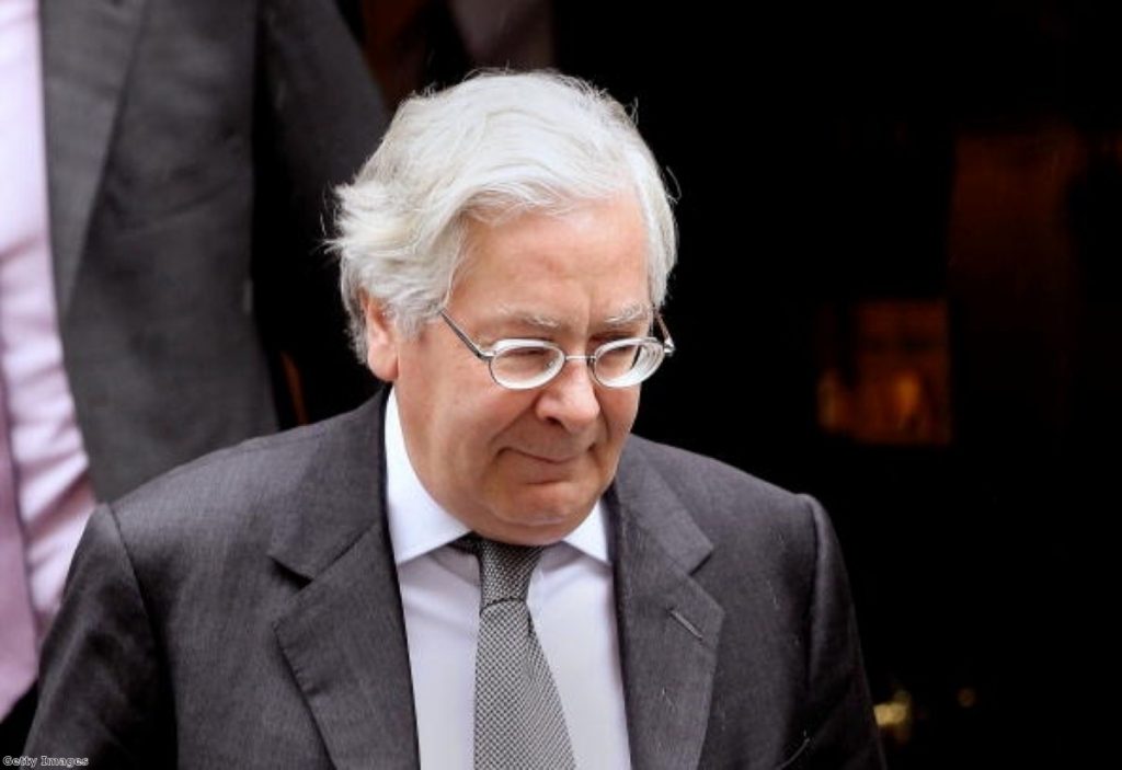 A most political governor: Mervyn King was accused of siding with the Tories when Gordon Brown was in power.