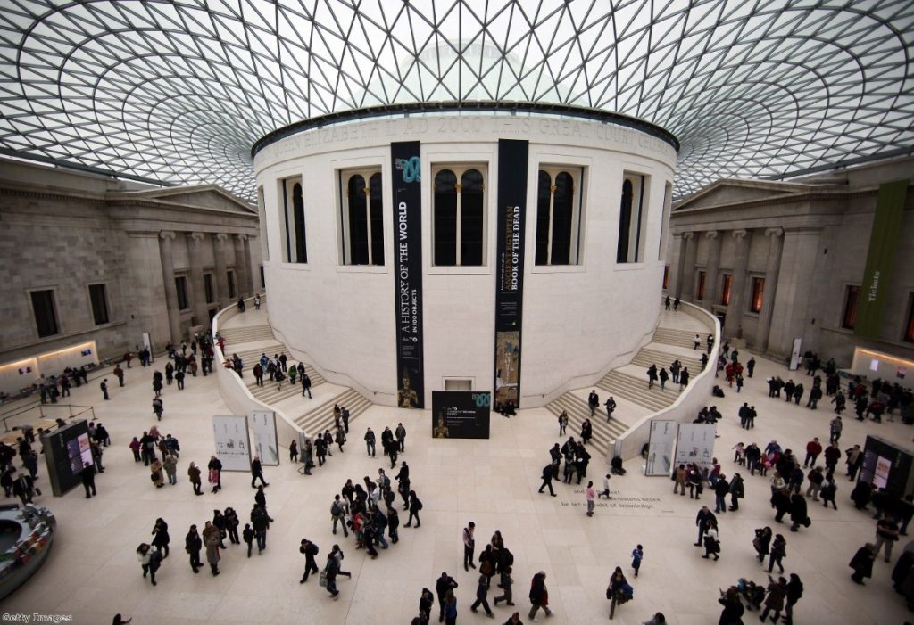 British Museum is the scene for Maria Miller's speech to arts world chiefs