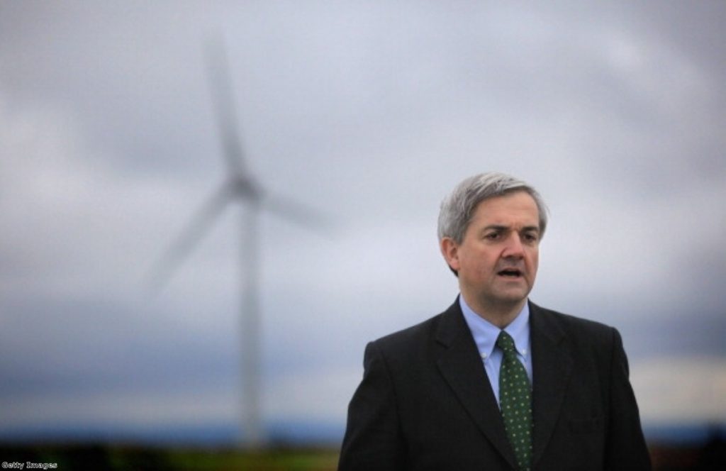 Storm clouds gathering behind Chris Huhne