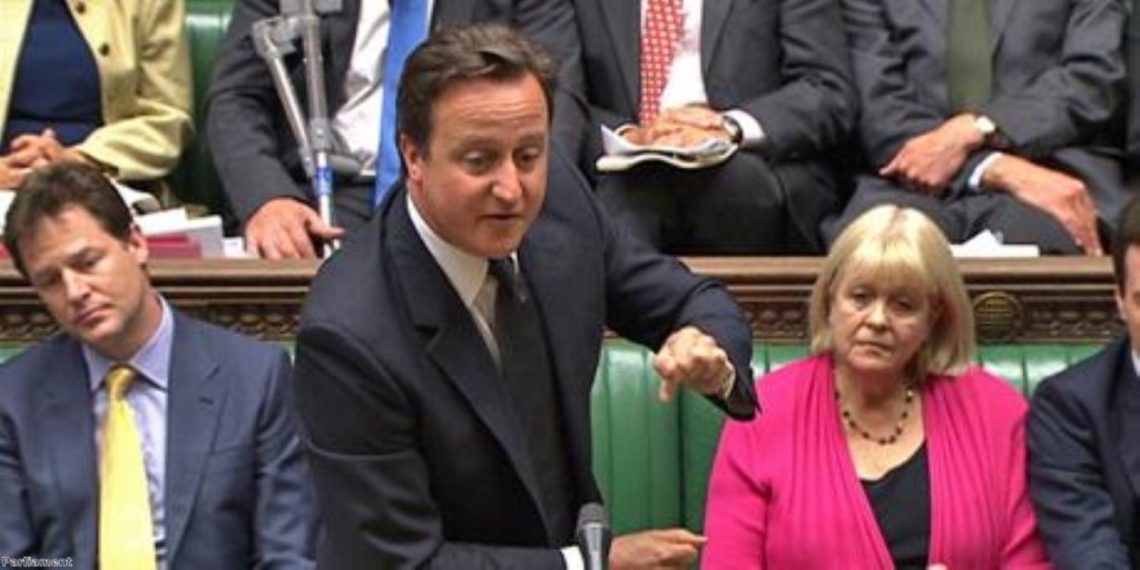 Cameron takes questions at PMQs