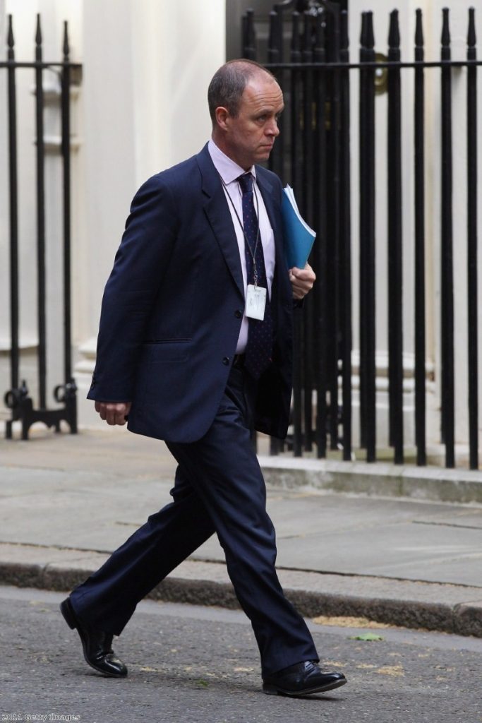 John Yates arrives in Downing Street to attend a security meeting earlier this year. Photo: Getty.
