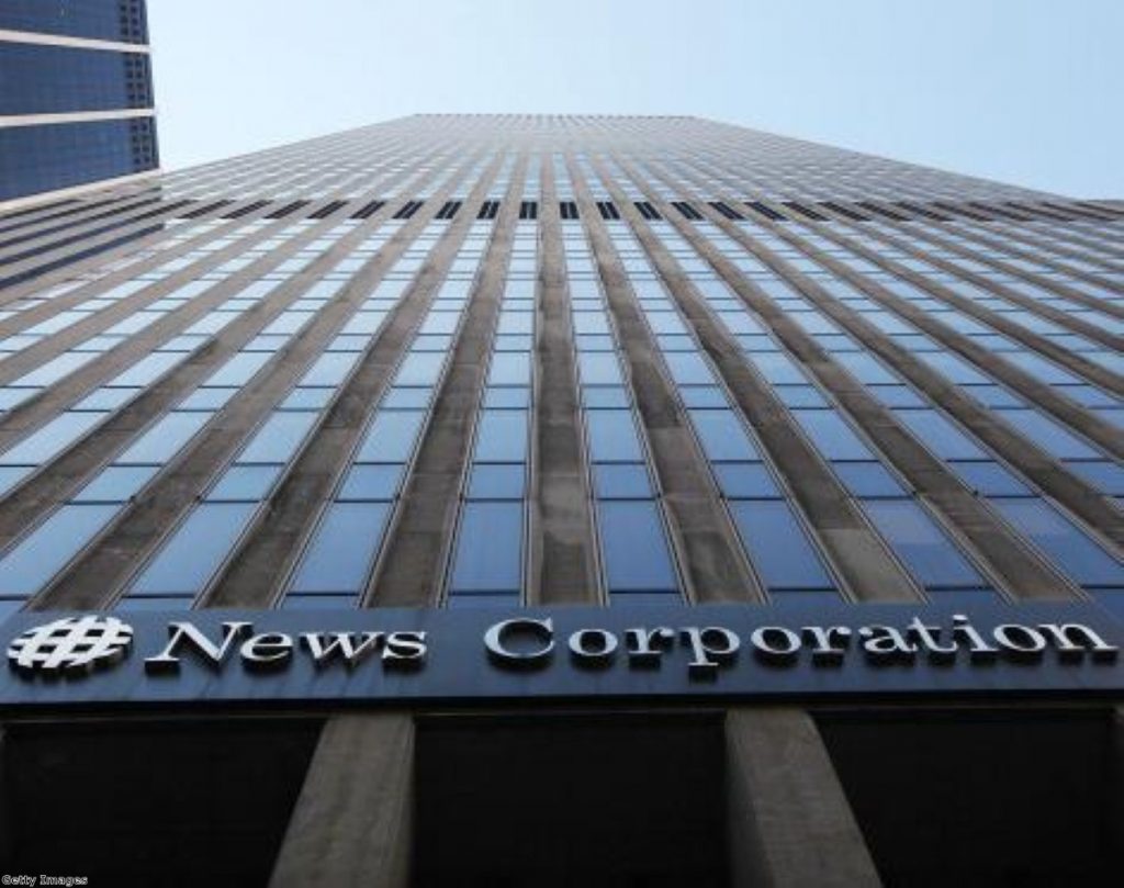 News Corp's Manhattan headquarters - the phone-hacking scandal is growing in momentum in the States