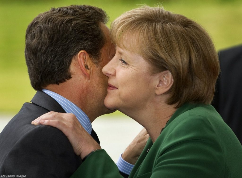 Nicolas Sarkozy and Angela Merkel called for "true economic governance" yesterday