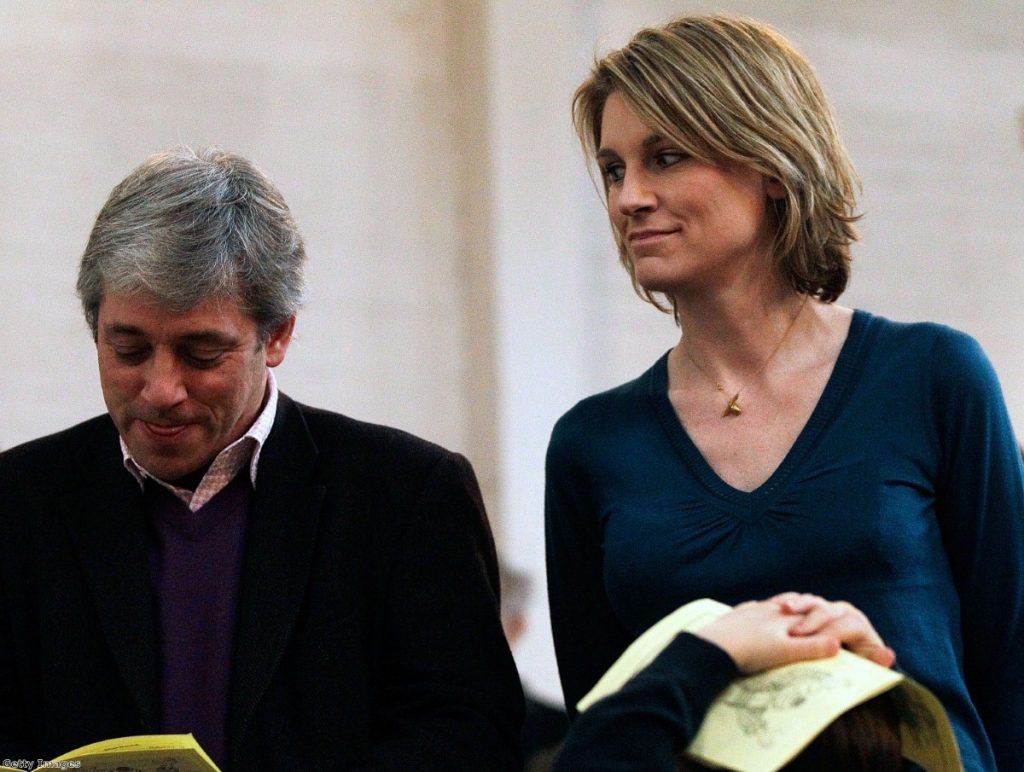 Sally Bercow and her husband tend to irritated tabloid editors and Tory MPs.