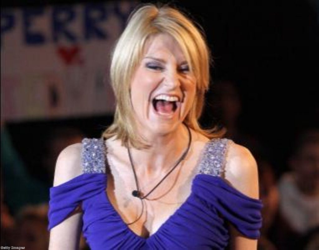 Sally Bercow enters the Celebrity Big Brother House last night