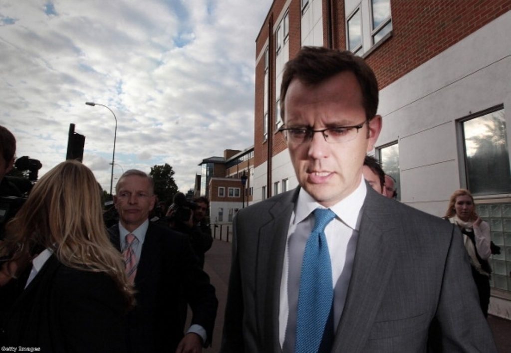 Andy Coulson became the story - and resigned in January 2011