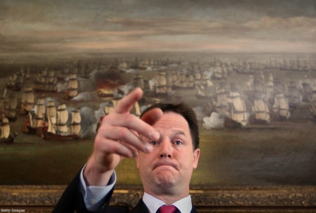 Clegg: Prepared to give way on some parts of snoopers' charter