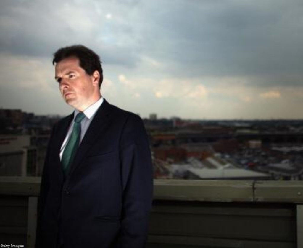 Chancellor George Osborne faces a double-dip recession