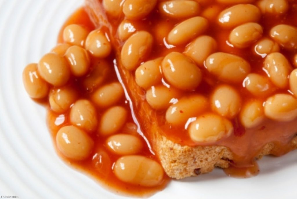 A first time for everything: Baked beans as a representation of the state of British politics