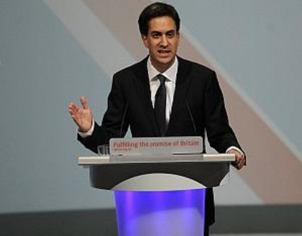 Ed Miliband offers a 'real jobs guarantee' to young people