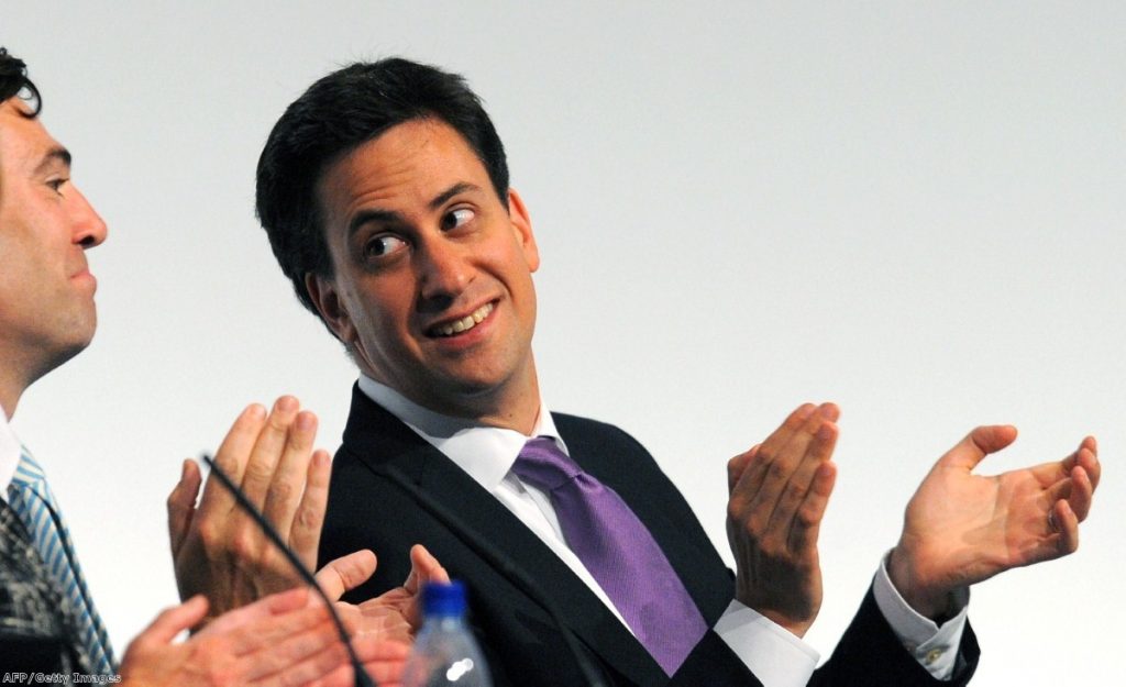 Ready for the fightback: Miliband seeks to consolidate leadership.