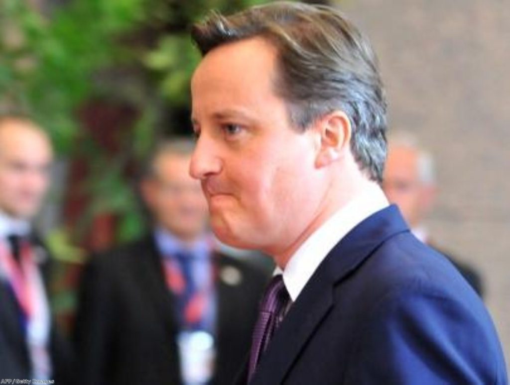 David Cameron refused to accept EU deal in Brussels summit