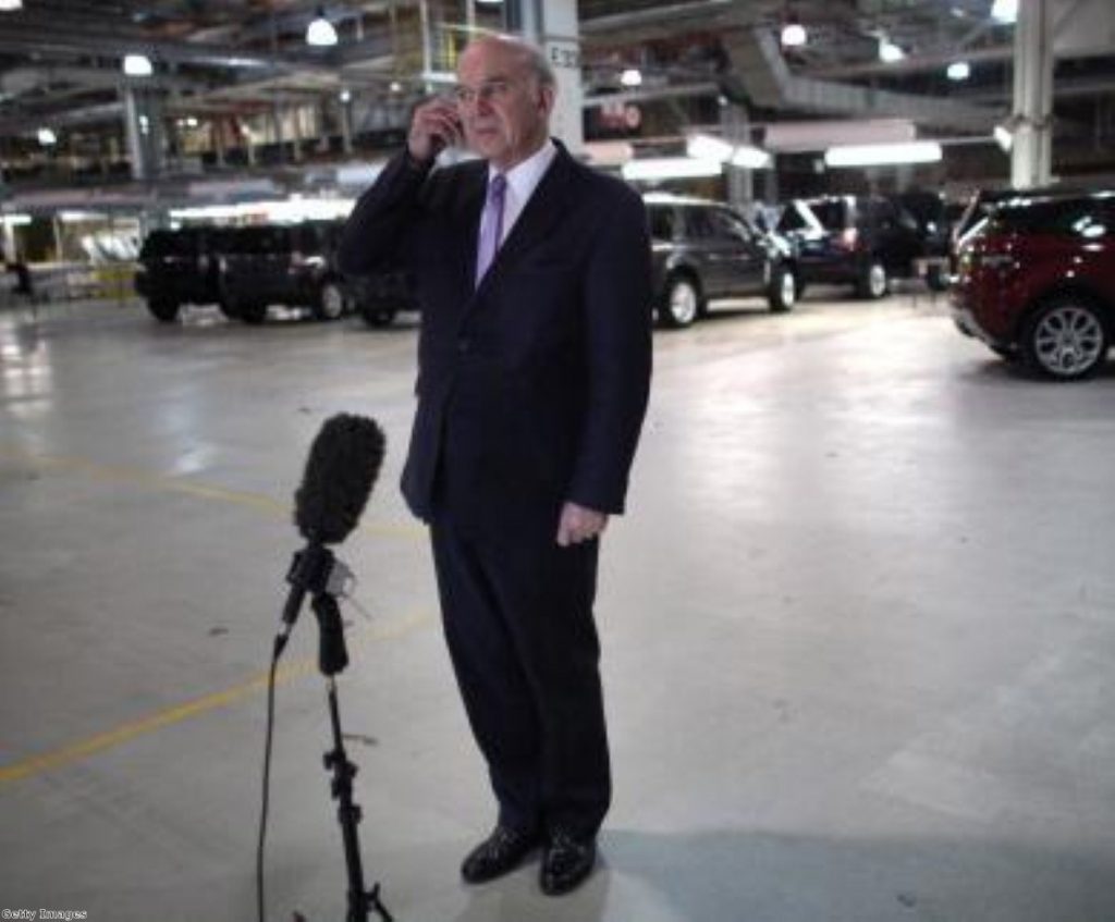 Vince Cable in mixed message mode