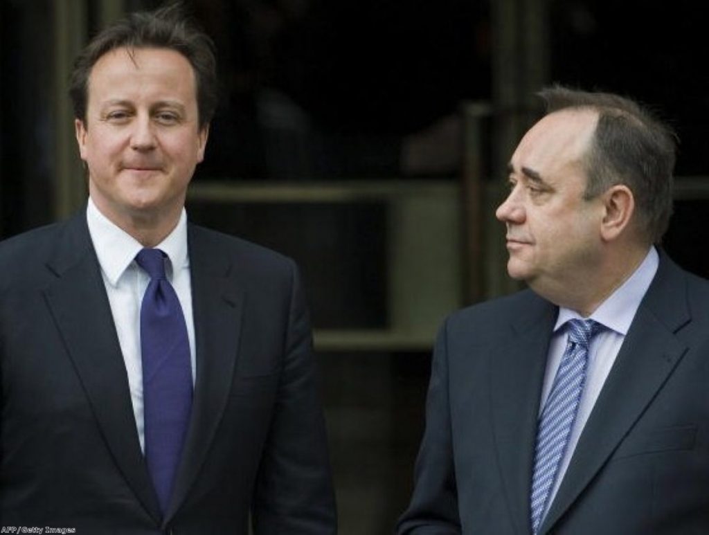 David Cameron and Alex Salmond are playing for high stakes