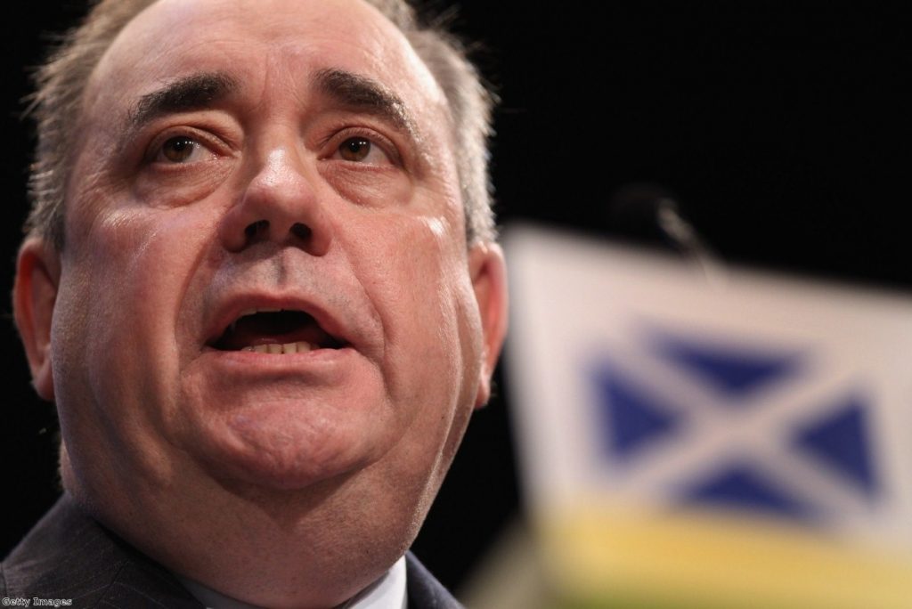 Alex Salmond says the Scottish government will assess Westminster's devolution package with three tests