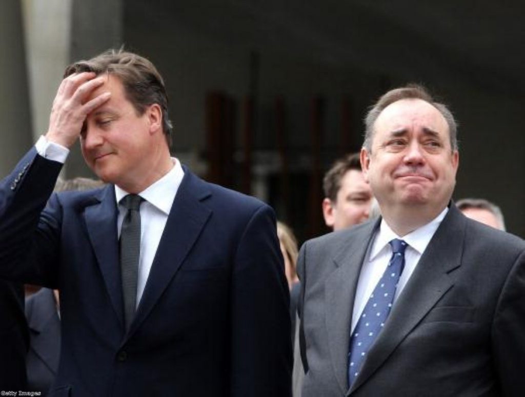 No TV debate for Cameron and Salmond