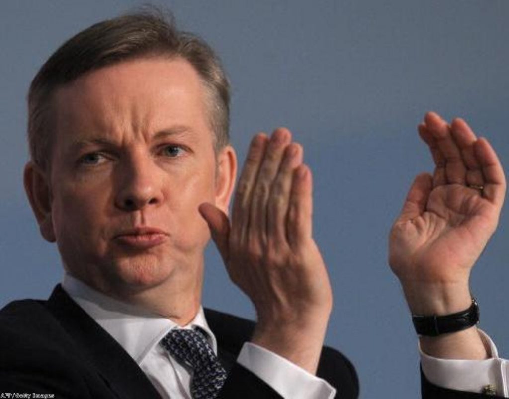 Michael Gove denies trying to "politicise" the classroom