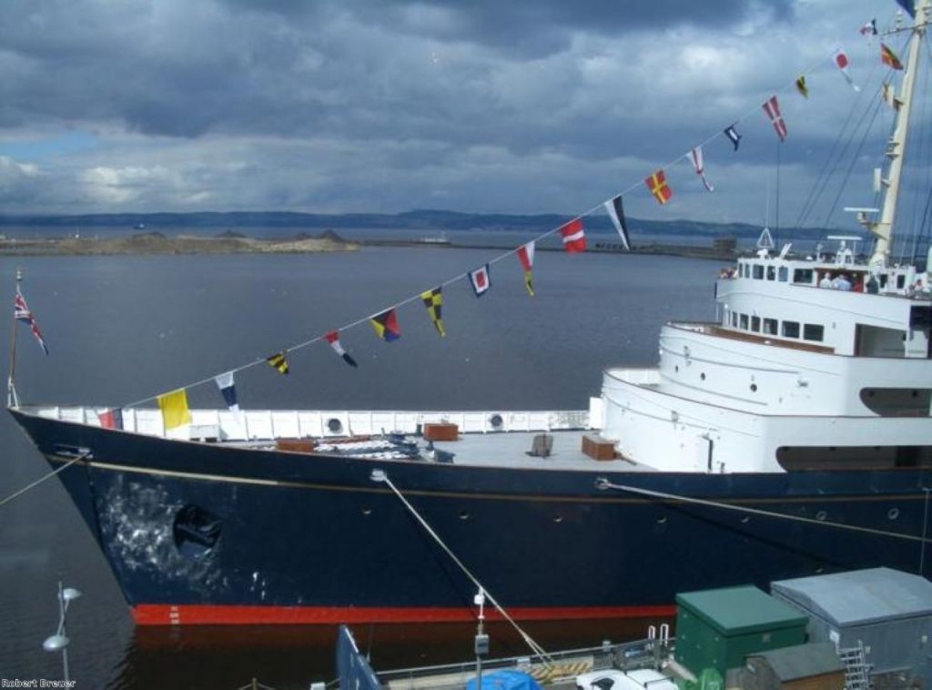 HM Yacht Britannia is now a visitor attraction