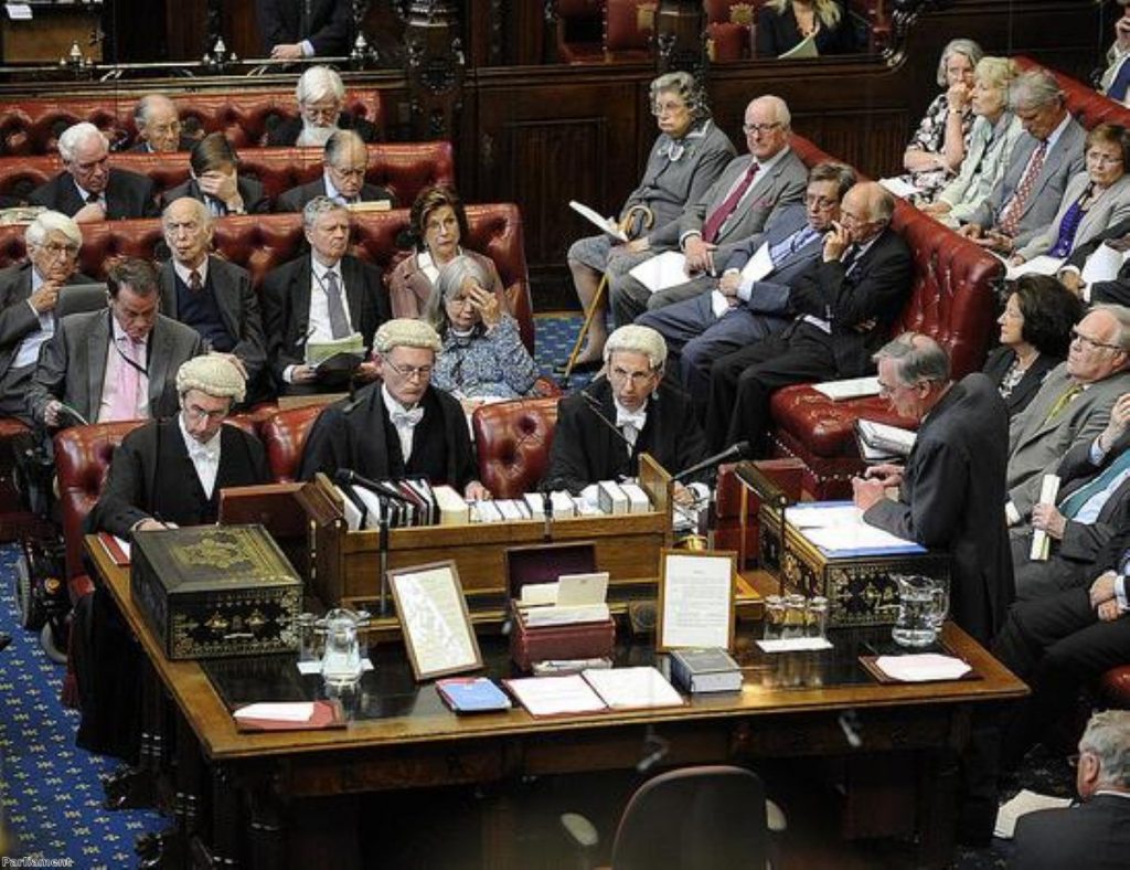 The Lords is not debating boundary changes today, as it had been hoping