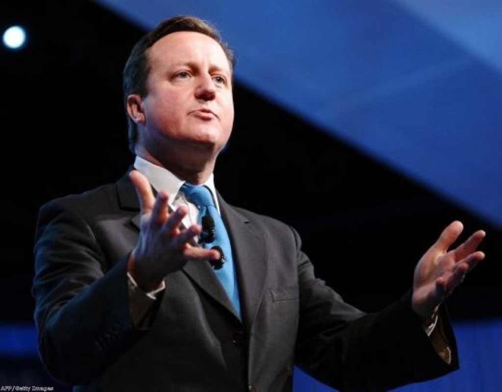 David Cameron addresses the World Economic Forum in Davos, Switzerland