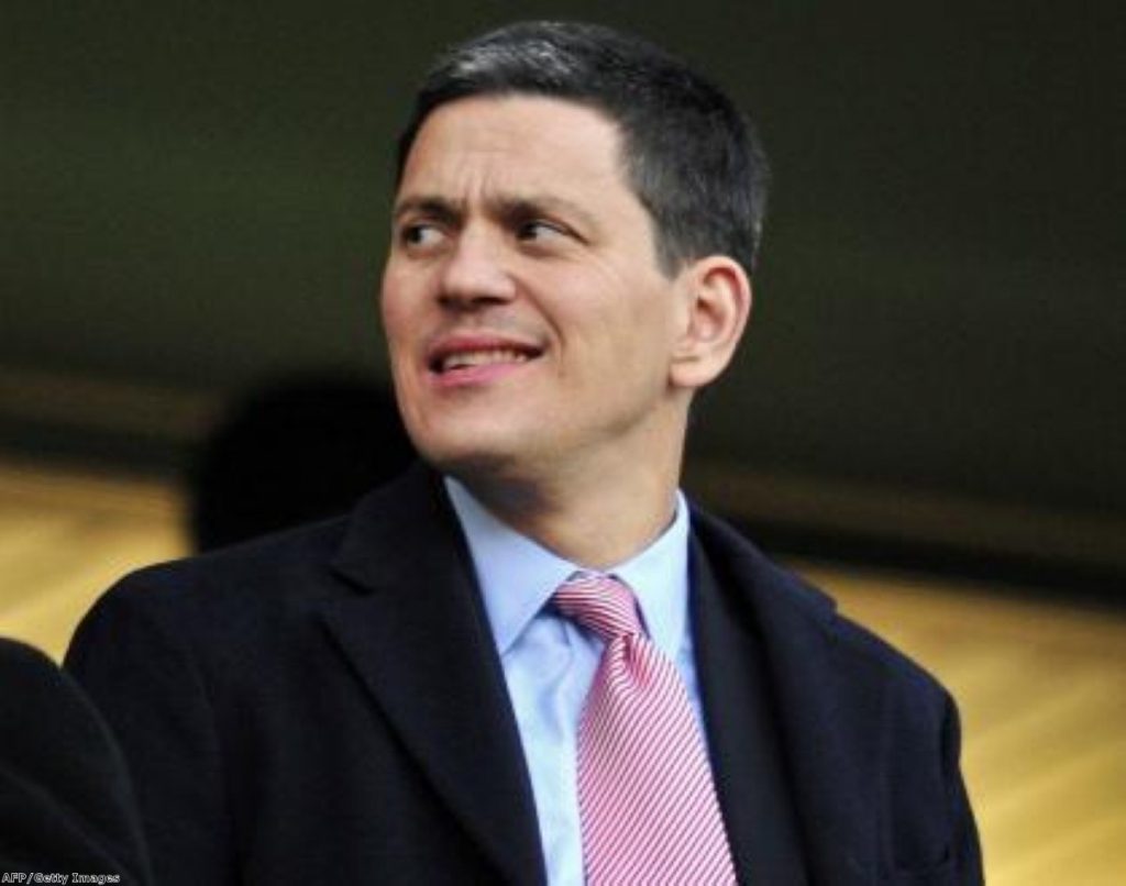 David Miliband wants to minimise the soap opera