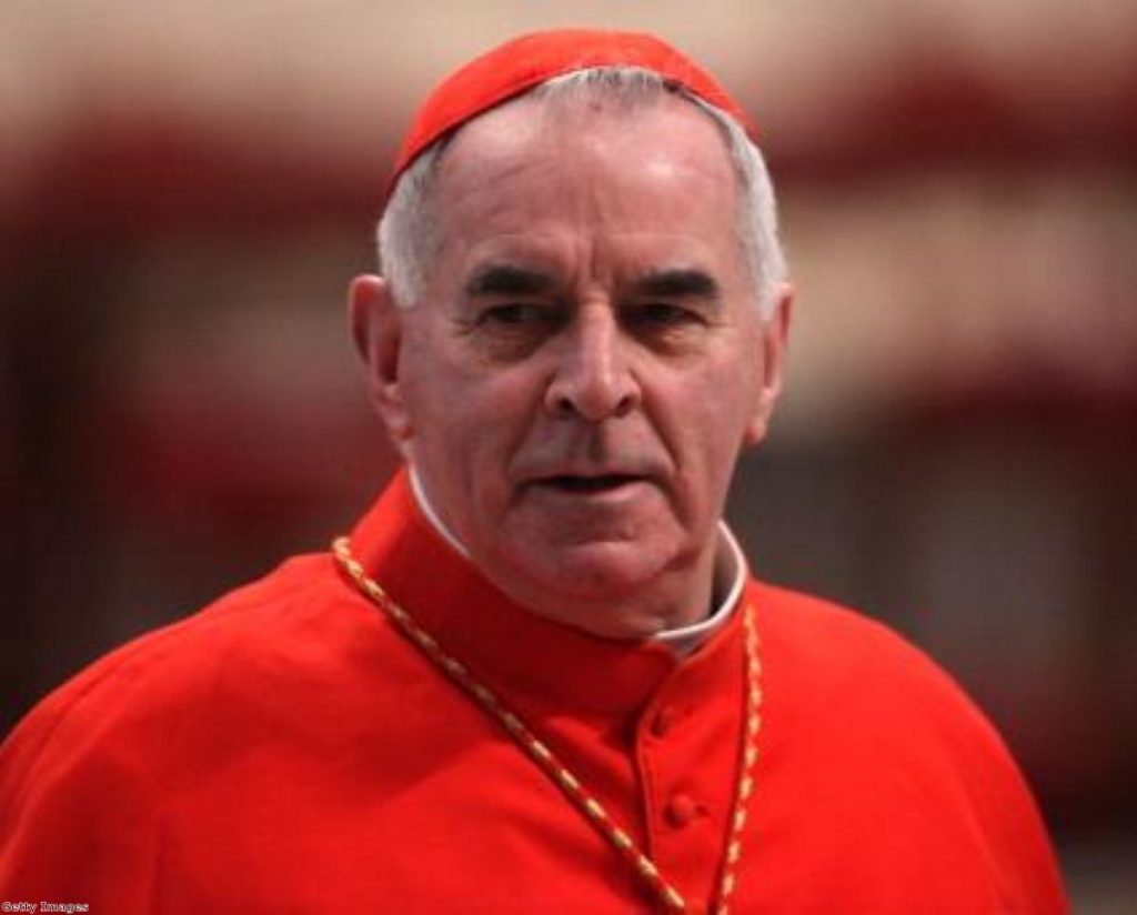 Cardinal Keith O'Brien stands by his comments opposing gay marriage