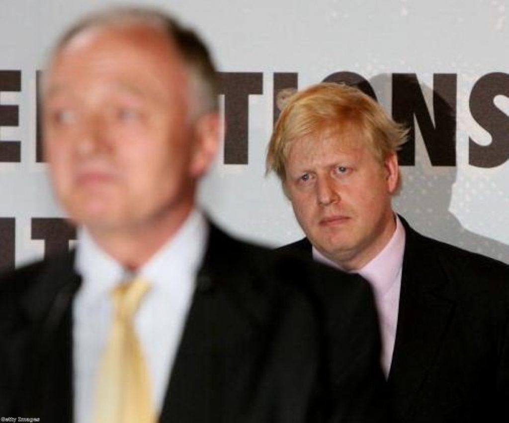 Expletives galore in a Boris-Ken lift clash