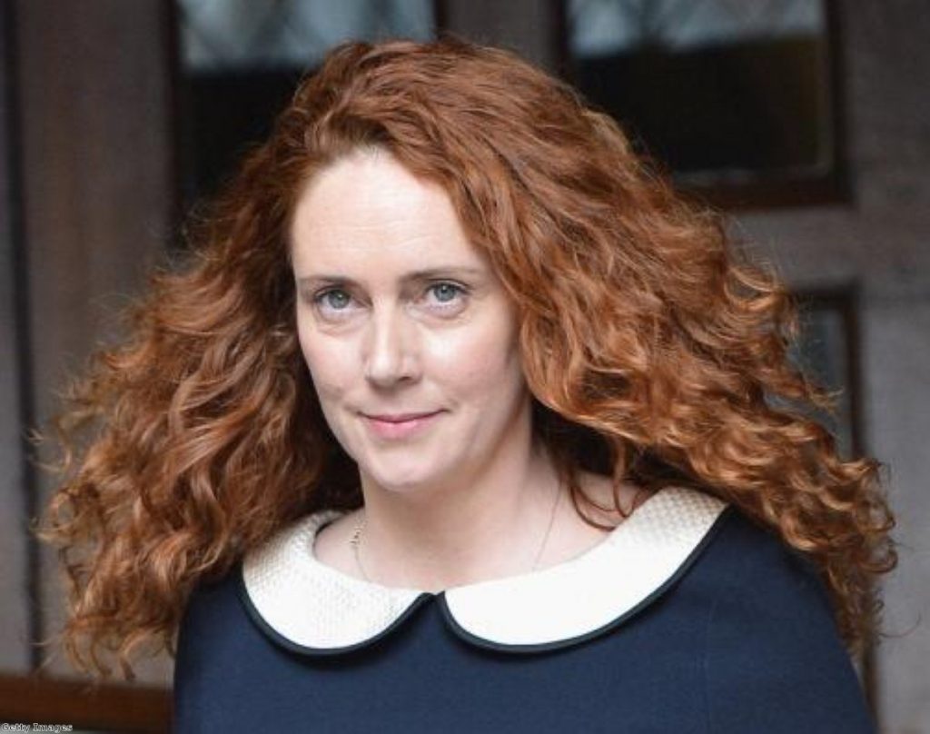 Rebekah Brooks on an earlier public outing. The phone-hacking trial is expected to go on for months.