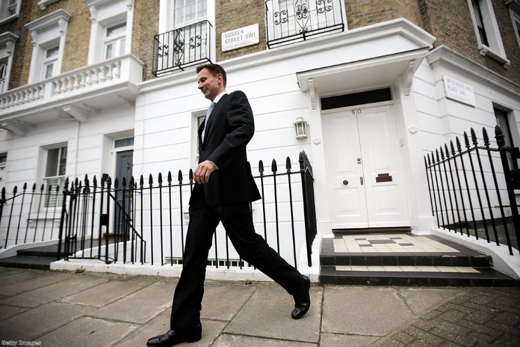 Jeremy Hunt sets out for the Leveson inquiry this morning.
