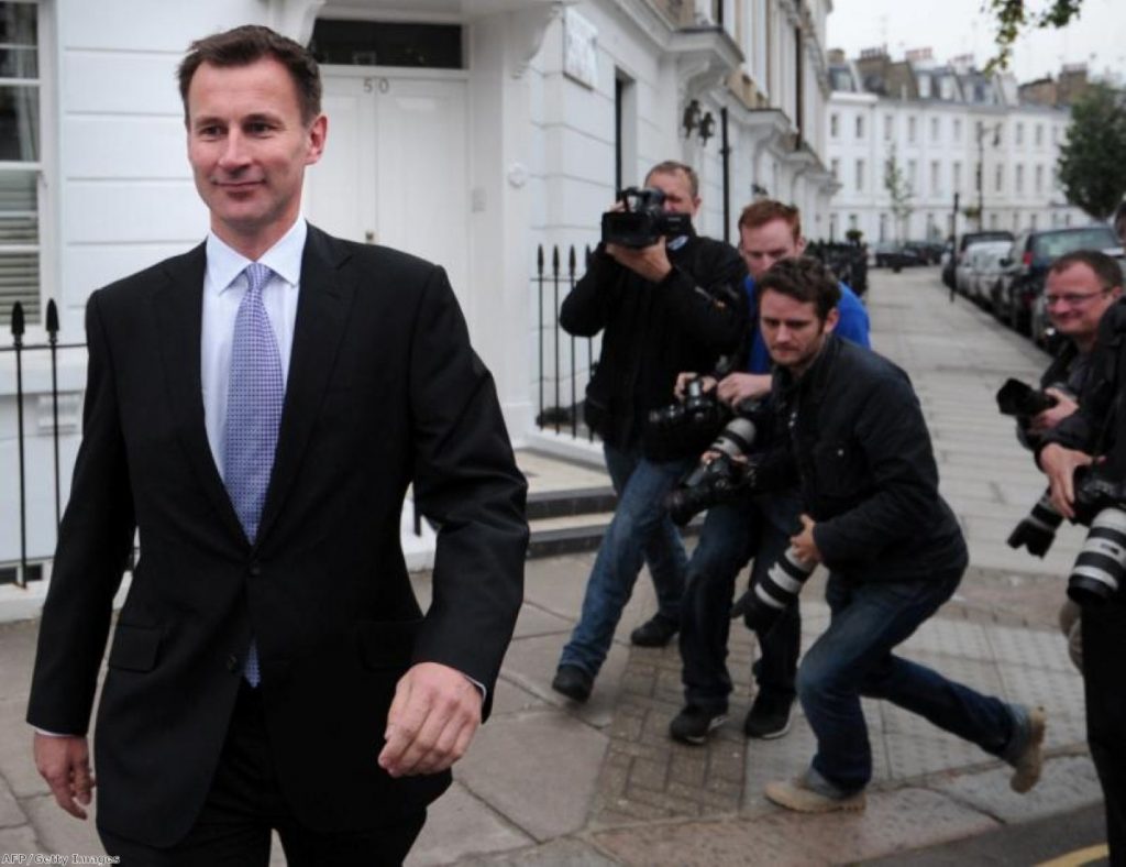 Jeremy Hunt prompted controversy with his comments on abortion earlier this month