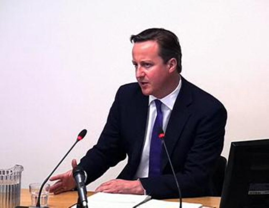 David Cameron has prepared intensively for today's Leveson grilling