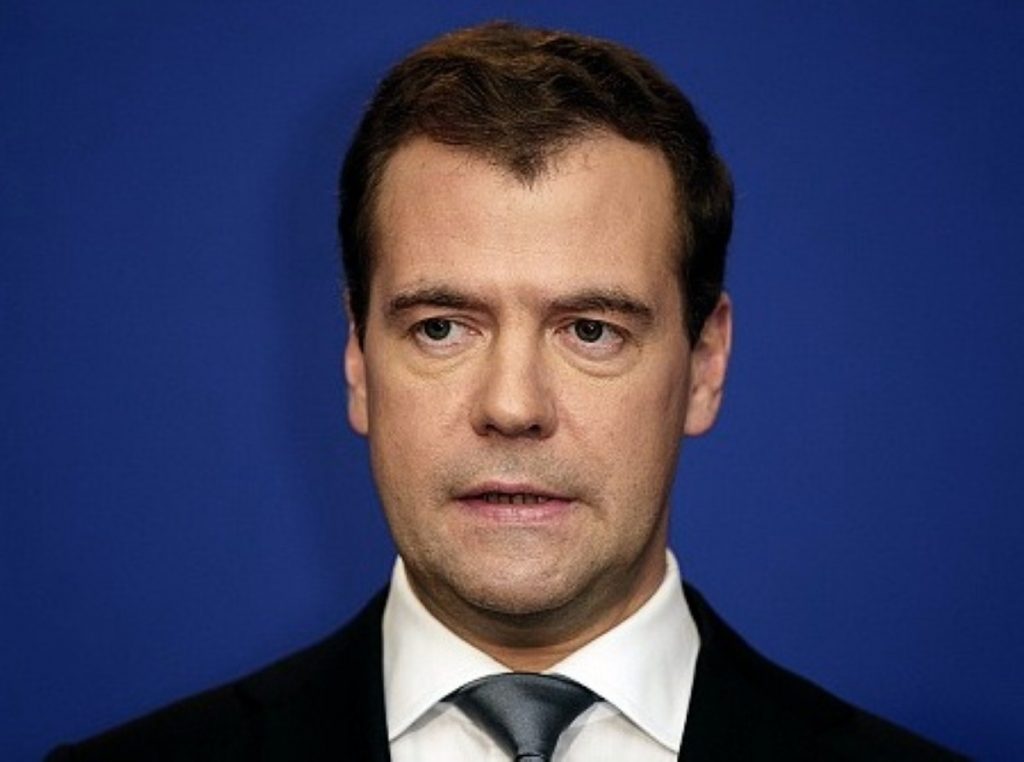 Dmitry Medvedev is in UK for Olympic Games