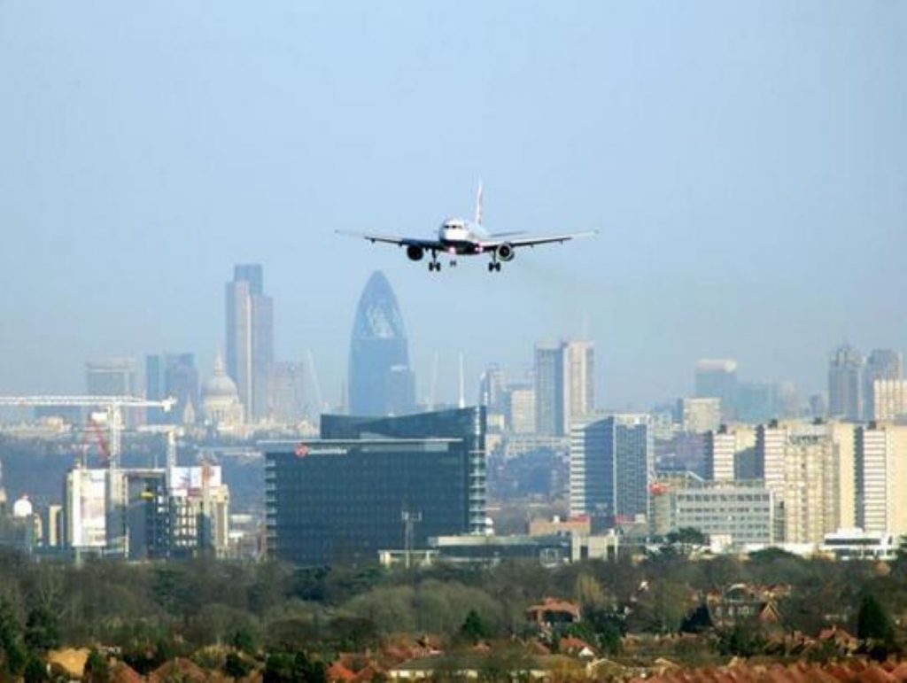 Planes over London: Campaigners believe expanding Heathrow adds to a pre-existing problem.