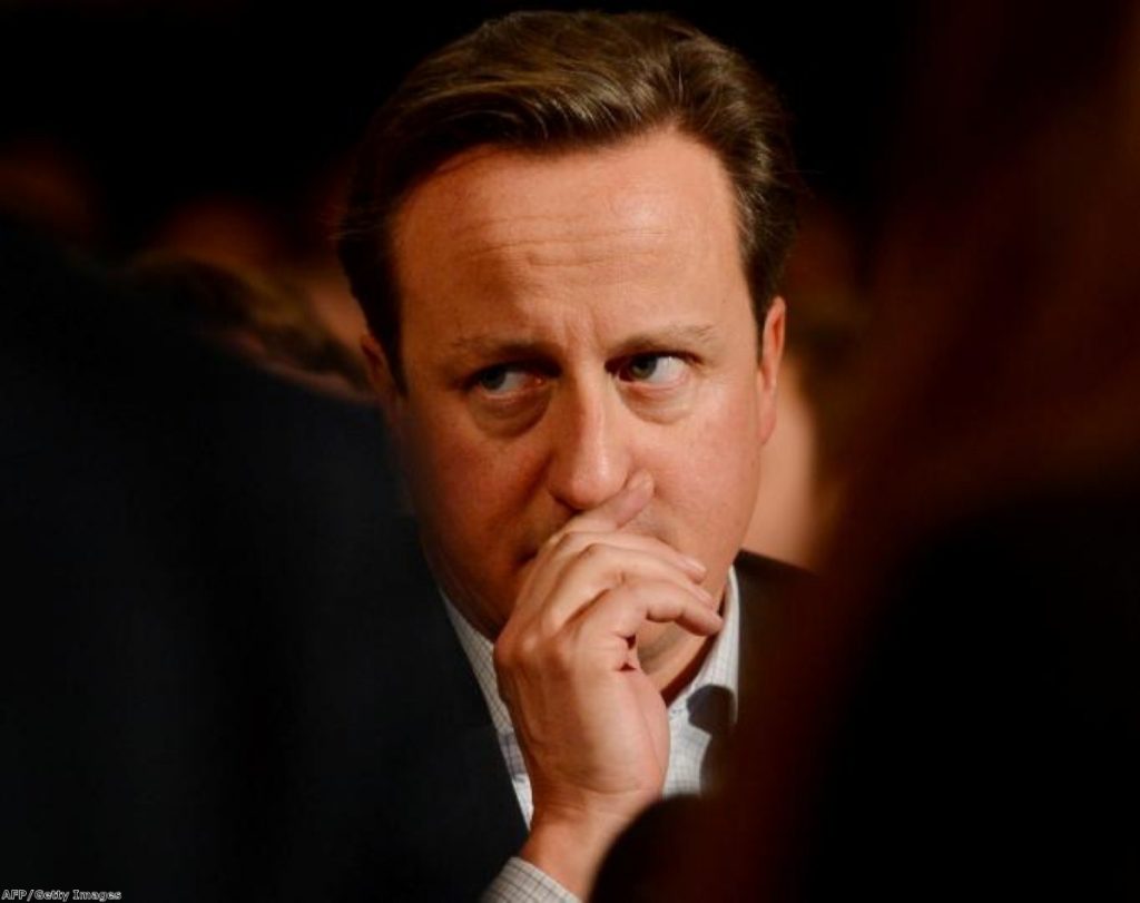 Cameron at the Tory conference: The PM will find it impossible to push for a parliamentary veto