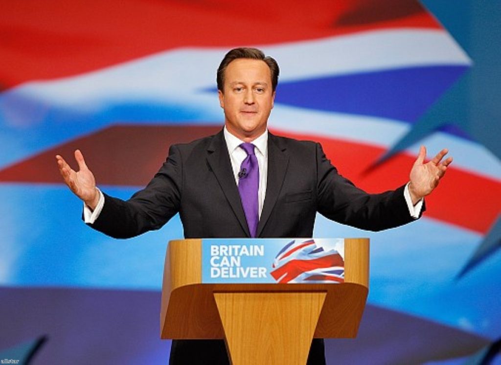 Warming up? Cameron's conference speech was well received.