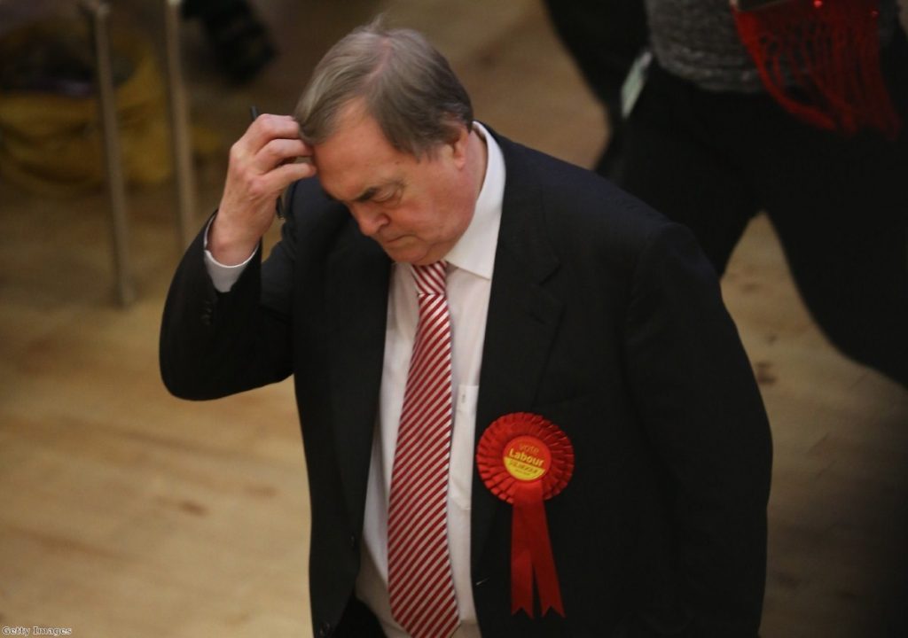 In a harsh blow to Labour, John Prescott lost his bid to become commissioner for Humberside.