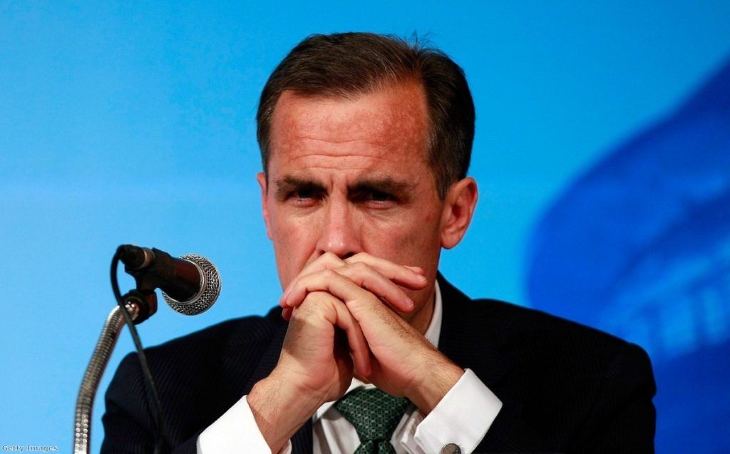 Carney listens intently while attending a G20 meeting as Canadian Central Bank governor